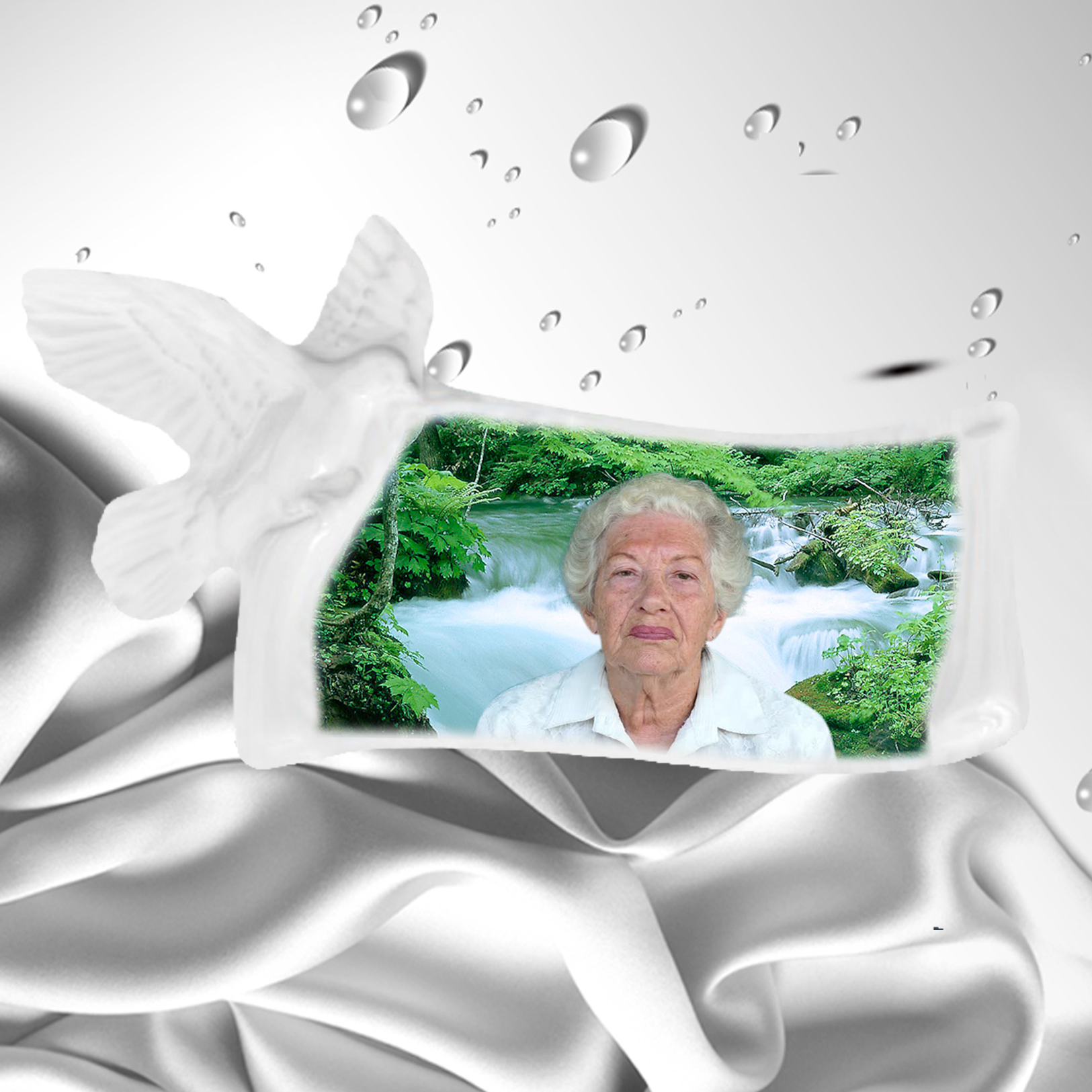 Fotoceramica Papirus Porumbel